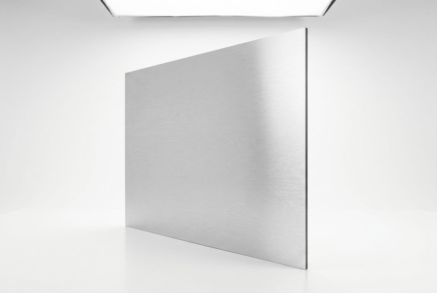 Dibond – płyta kompozytowa aluminiowa (ACM), szczotkowane srebro