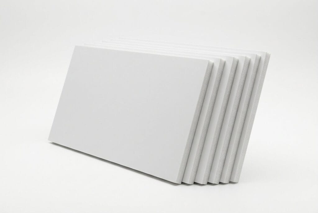 Foamed PVC boards (Forex-type), white
